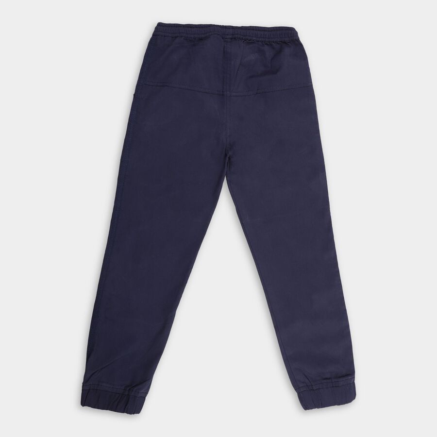Boys' 100% Cotton Trousers , नेवी ब्लू, large image number null