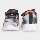 Boys Grey Velcro Strap Sneakers, Grey, small