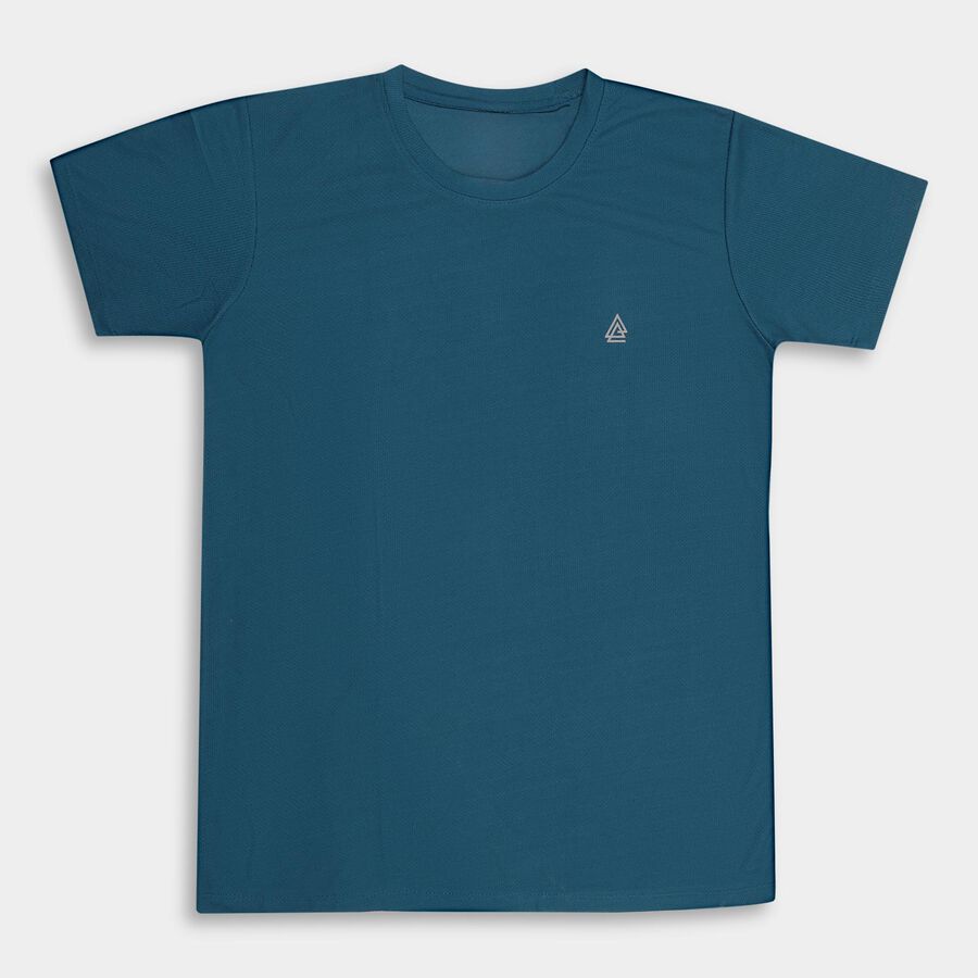 Boys' Half Sleeves T-Shirt , टील ब्लू, large image number null