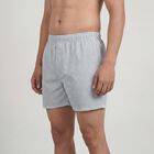 Men's White Regular Fit Solid Boxers, सफ़ेद, small