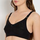 Ladies' Bra, काला, small