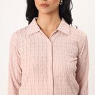 Women's Light Pink Classic Collar Classic Shirt, Light Pink, small