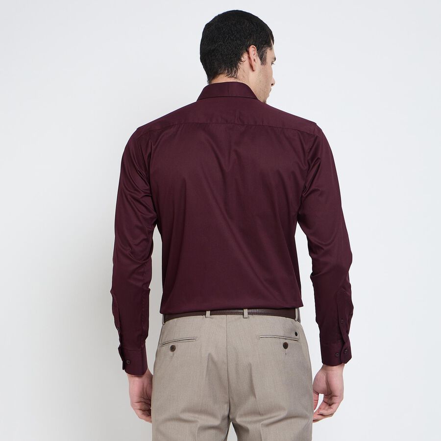 Men's Formal Shirt , वाइन, large image number null