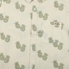 Boys White Cotton Casual Shirt, Off White, small