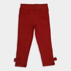 Girls' Trousers , Wine, small image number null