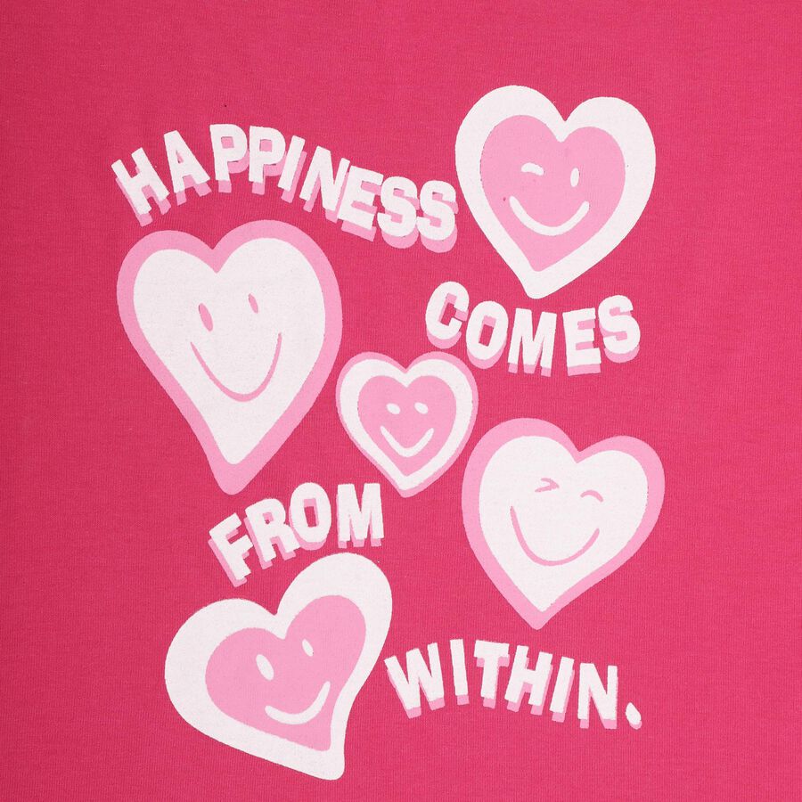 Girls' T-Shirt , Fuchsia, large image number null