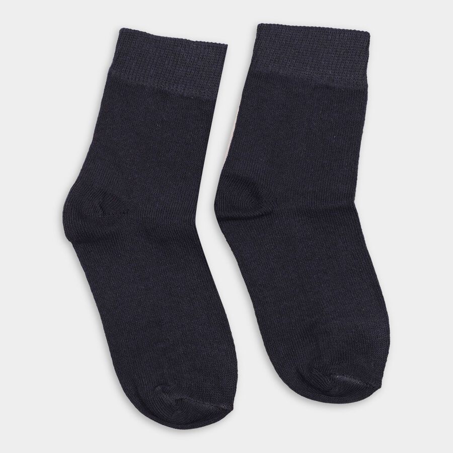 Boys' Socks , नेवी ब्लू, large image number null