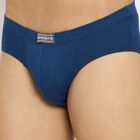 Men's 100% Cotton Briefs, रॉयल ब्लू, small