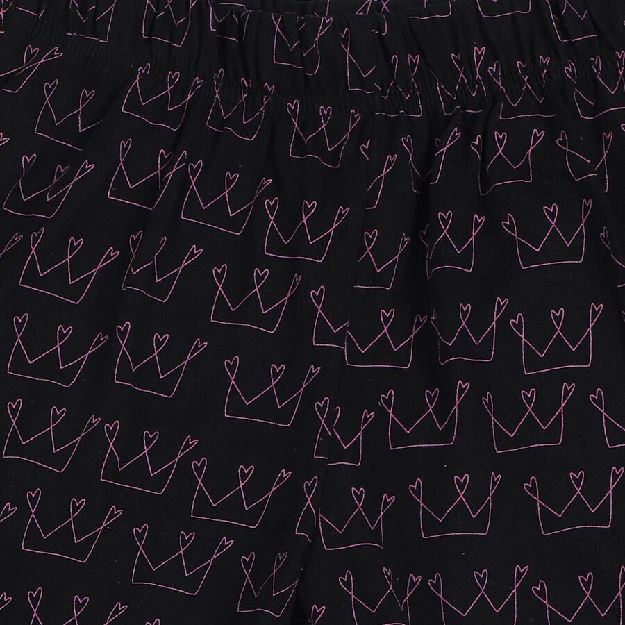 Girls' Pyjama, Black, large