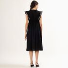 Ladies' 100% Cotton Dress, Black, small image number null