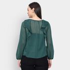 Ladies' Shirt , गहरा हरा, small