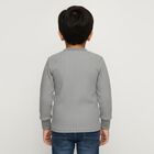 Boys' Thermal Upper, Melange Mid Grey, small image number null