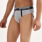 Men's Briefs, Melange Light Grey, small image number null