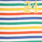 Boys' 100% Cotton Half Sleeves T-Shirt, White, small image number null