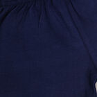 Infants Cotton Boat Neck Baba Suit, Navy Blue, small image number null