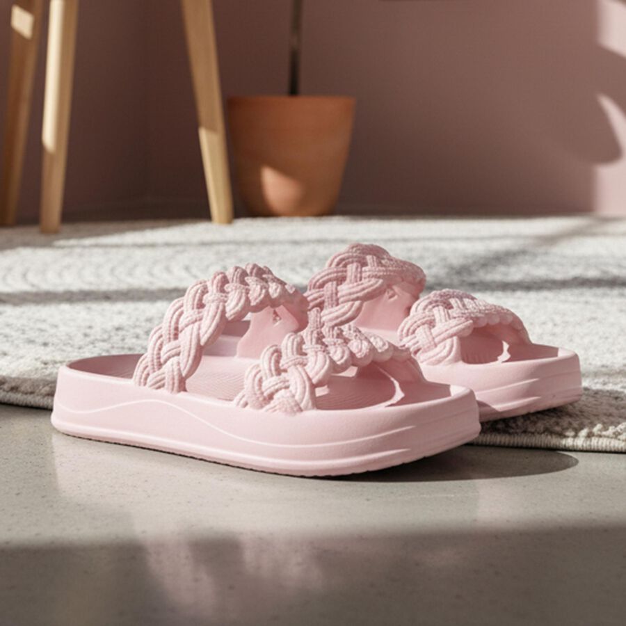 Ladies' Slipper, Pink, large