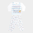 Infants Cotton Baba Suit, White, small image number null