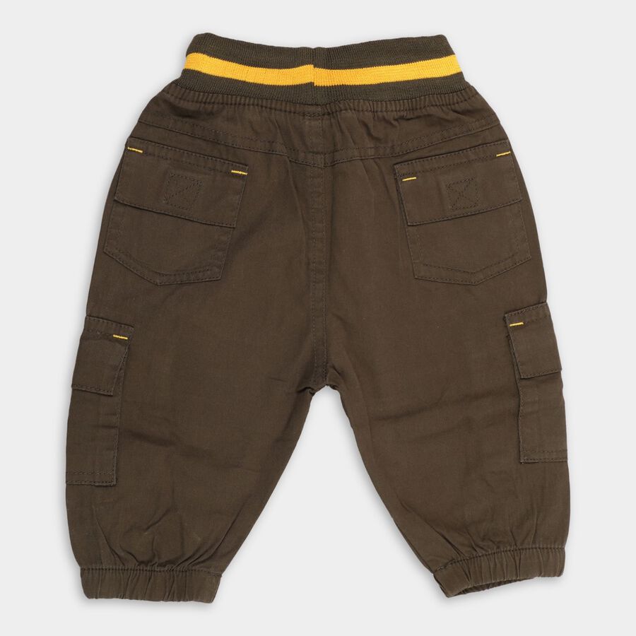 Infants'100% Cotton Cotton Trousers, Olive, large image number null