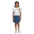 Girls' T-Shirt, सफ़ेद, small image number null