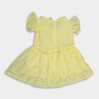 Infant Girls' Frock, पीला, small image number null
