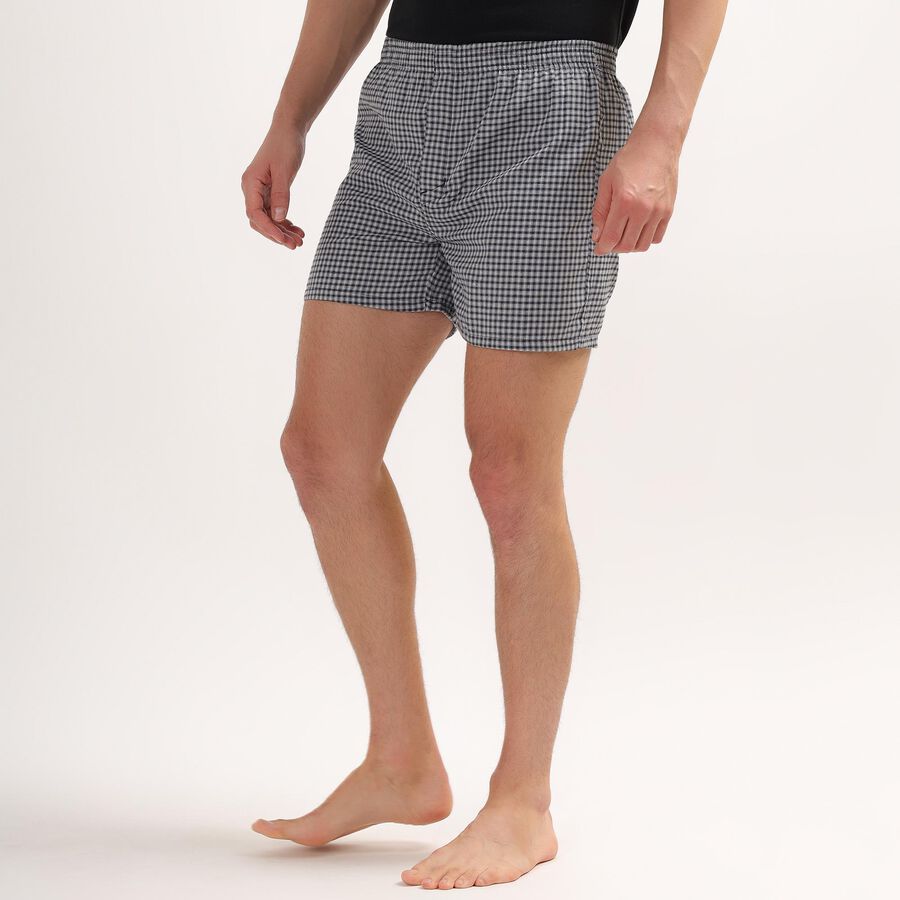 Men's Boxers, Navy Blue, large image number null