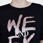 Ladies' 100% Cotton Crop  Top, Black, small image number null