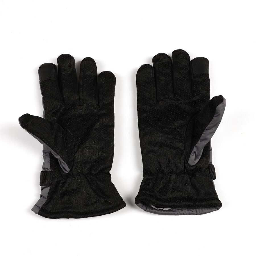 Men's Gloves, हल्का ग्रे, large