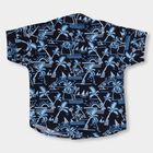 Boys' 100% Cotton Casual Shirt , नेवी ब्लू, small image number null