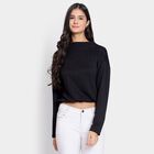 Ladies'  Crop  Top, Black, small image number null