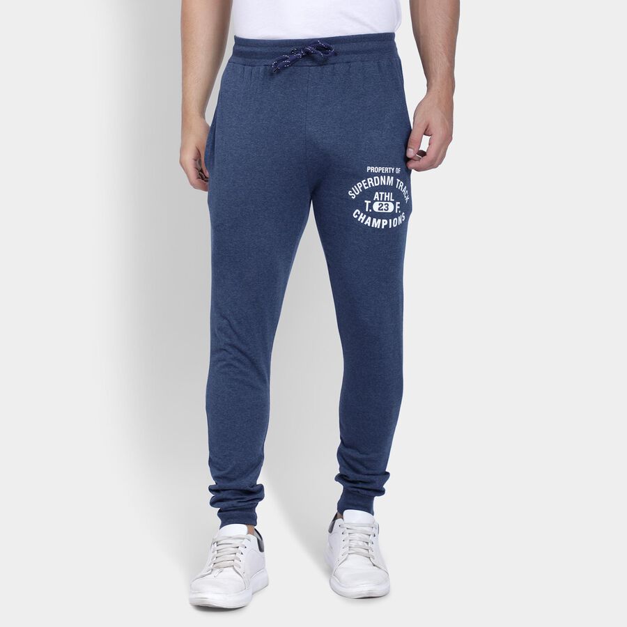 Men's Track Pants , Melange Blue, large image number null