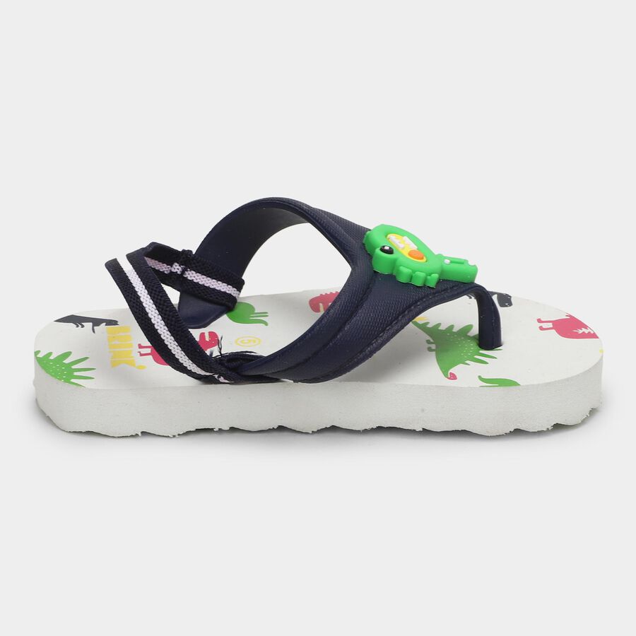 Boys' Slipper, सफ़ेद, large image number null