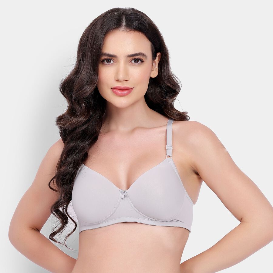 Ladies' Bra, Light Grey, large image number null