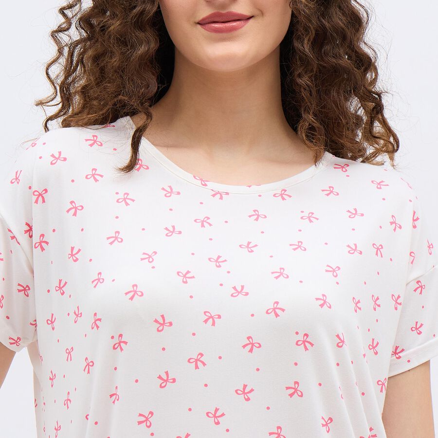 Ladies' Nighty, सफ़ेद, large image number null