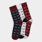 Men's Socks (Pack of 3), Melange Light Grey, small image number null
