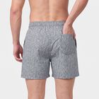 Men Mid Blue Relaxed Fit Abstract Printed Boxers, Mid Blue, small