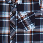 Boys' 100% Cotton Casual Shirt, Navy Blue, small image number null