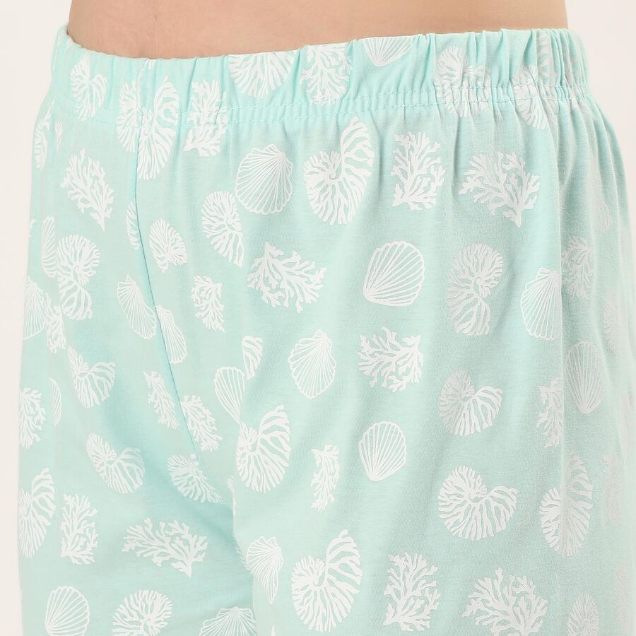 Women's Green Regular Fit Drawstring Shorts, हल्का हरा, large