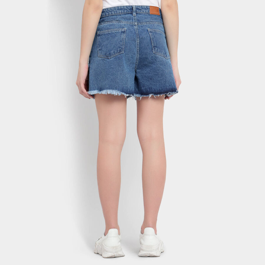 Cotton Shorts, Mid Blue, large image number null