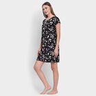 Ladies' Nighty , काला, small image number null