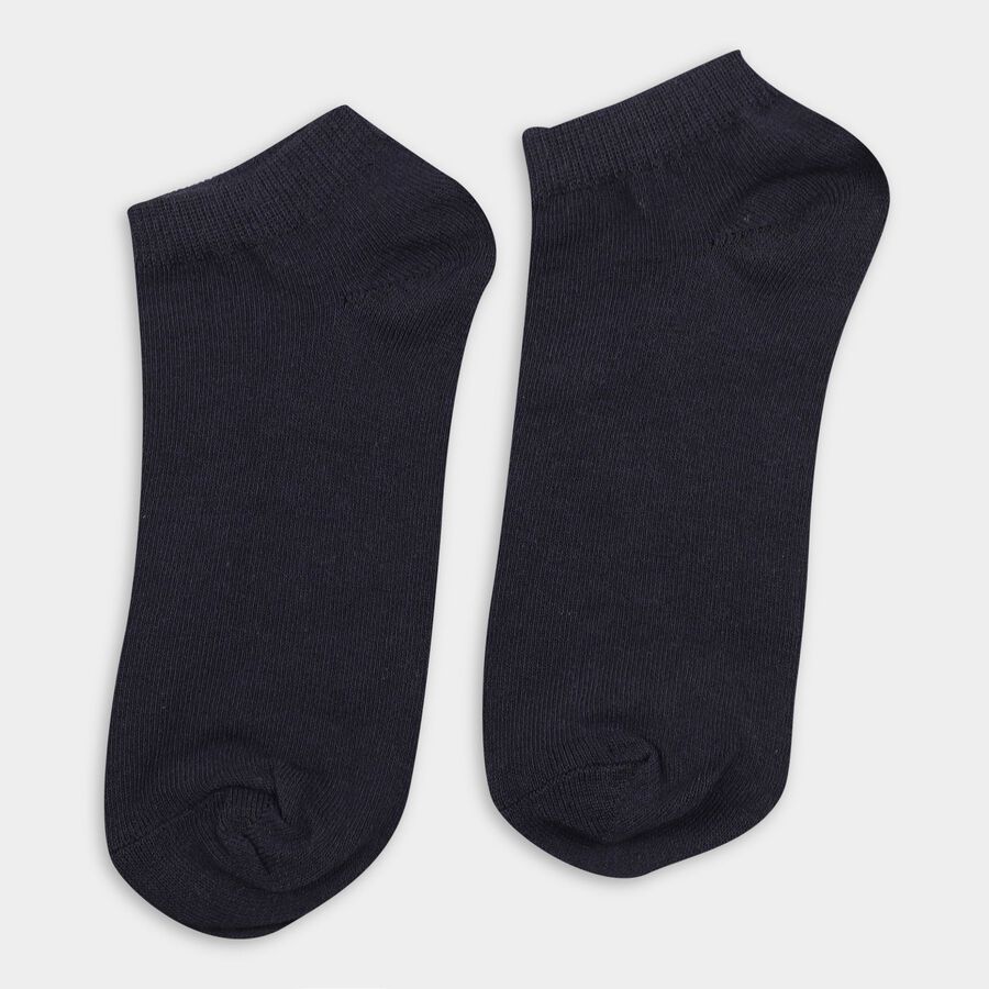 Men's Socks (Pack of 3), Navy Blue, large
