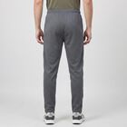 Men's Grey Regular Fit Side-Panel Track Pants, Dark Grey, small
