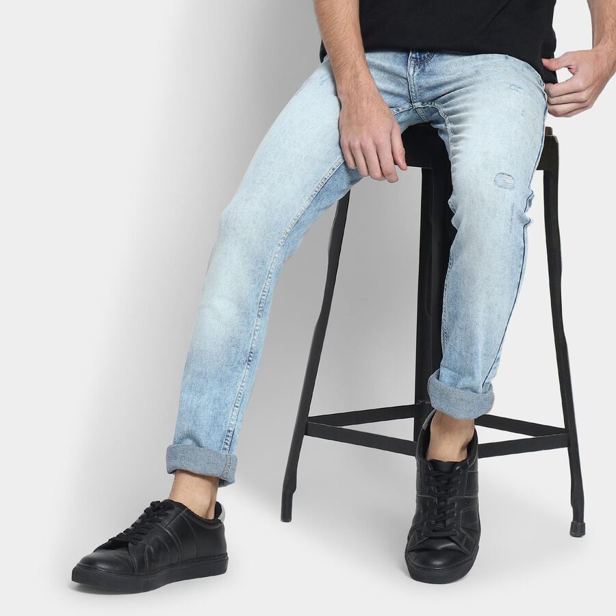 Men's Skinny Jeans , हल्का नीला, large image number null