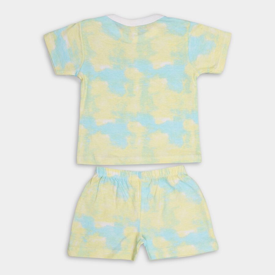 Infant Boys' 100% Cotton Baba Suit, हल्का हरा, large image number null