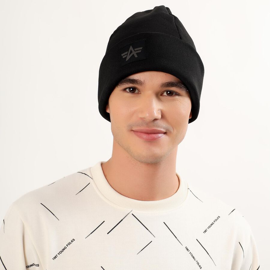Men's Cap, काला, large image number null
