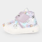 Girls' Purple Velcro Sneakers, Purple, small