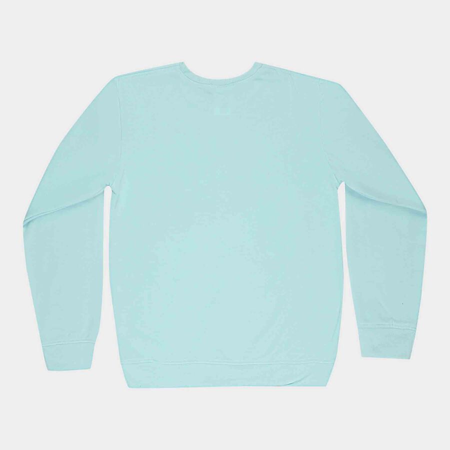 Printed Sweatshirt, Aqua, large image number null