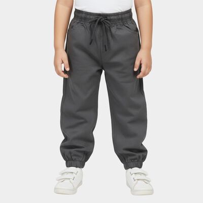 Boys' Dark Grey Regular Fit Jogger Trousers