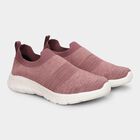 Women's Dusty Rose Pink Slip-On Casual Sneakers, गुलाबी, small