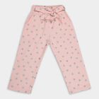 Girls' 100% Cotton Pyjama, हल्का गुलाबी, small