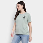 Round Neck T-Shirt, हल्का हरा, small image number null